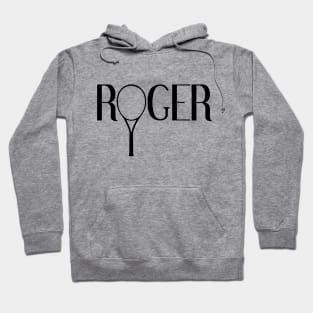 Roger Federer fan tennis racket Hoodie